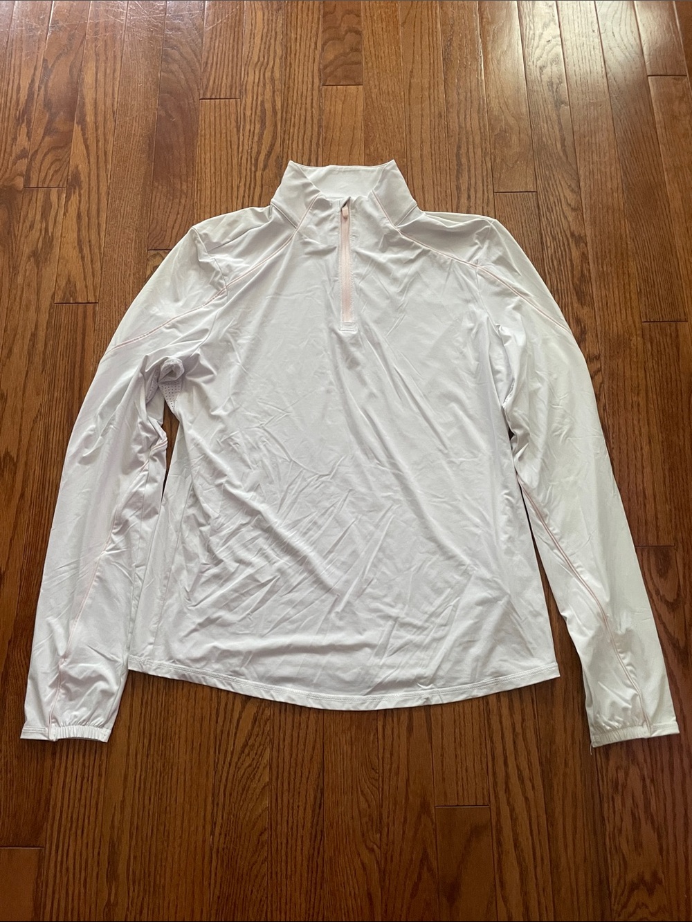 G/Fore White 1/4 Zip Track Jacket Women’s Sz Medium